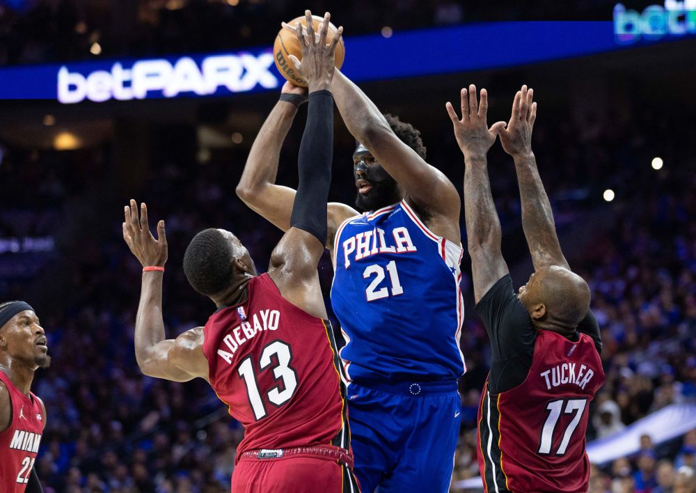 开云体育世界杯-热火完胜广东队，恩比德带队取胜  第2张